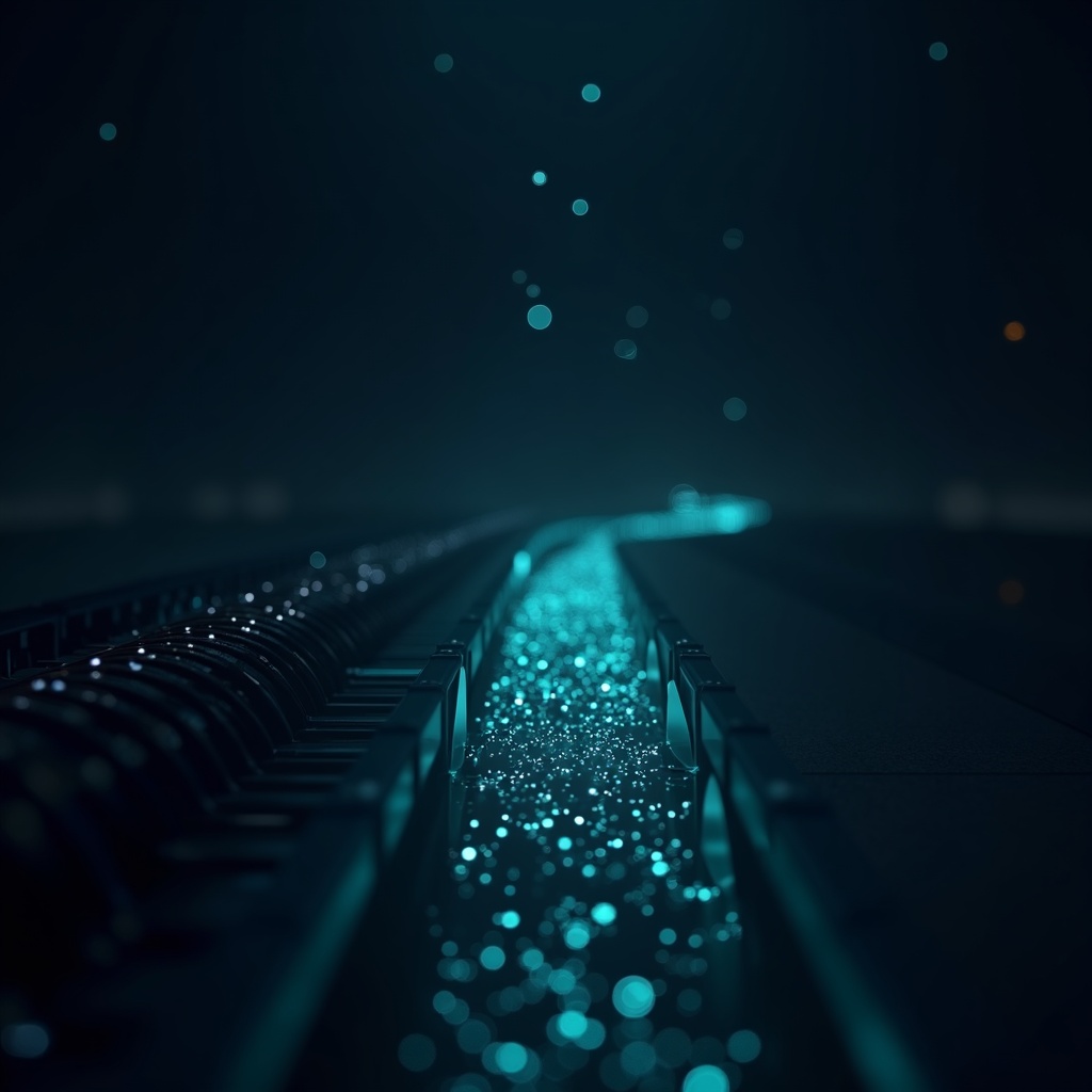 A precision mechanism with a river of light flowing through it